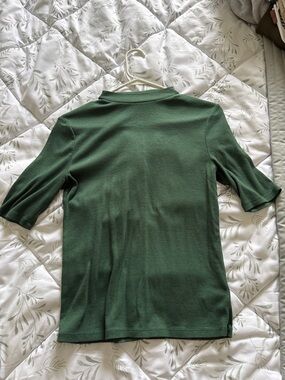 a new day Forest Green Short Sleeve Knit Top